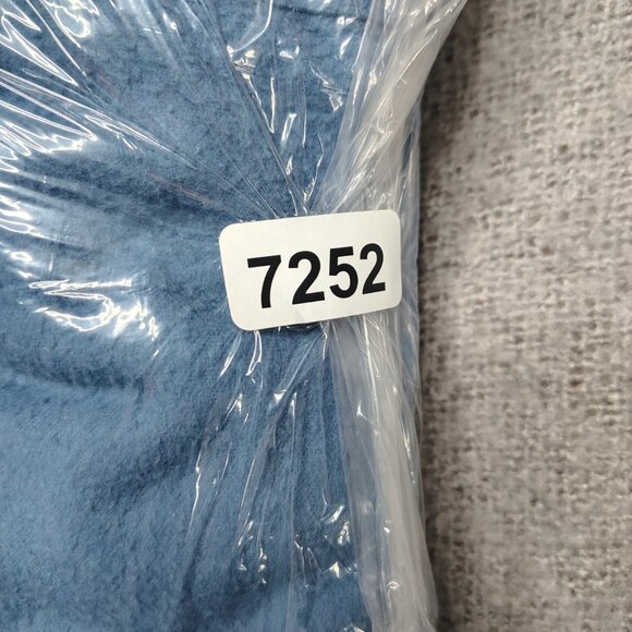 Vintage LL Bean Chamois Cloth Shirt Size Large Tall Blue Pastel Made In USA - Picture 8 of 8